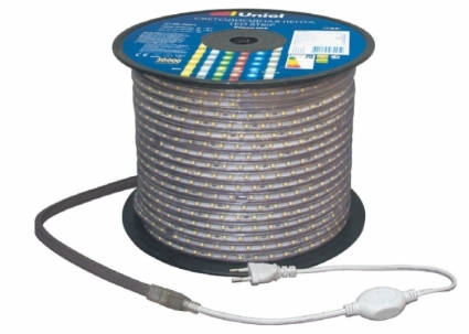Светодиодная лента Uniel (10803) 50M RGB 720W ULS-5050-60LED/m-16mm-IP67-220V-14,4W/m-50M-RGB, в современном стиле, цвет белый