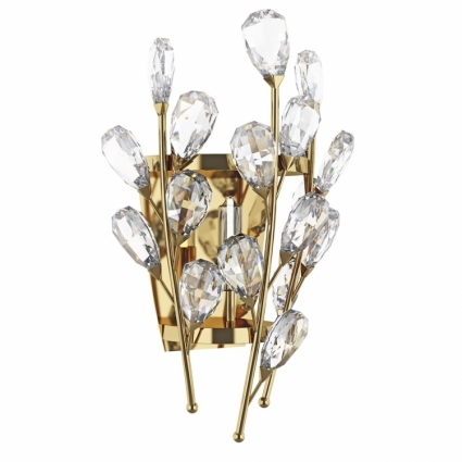 Бра Lightstar Isabelle 791612 в стиле арт-деко, цвет золотой, мощность 40 Вт