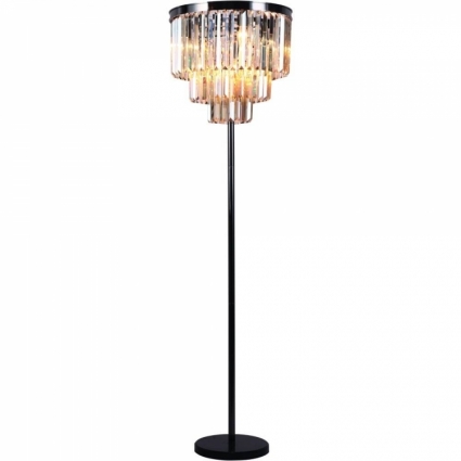 Торшер Divinare Nova Cognac 3002/06 PN-6 в современном стиле, цвет коричневый