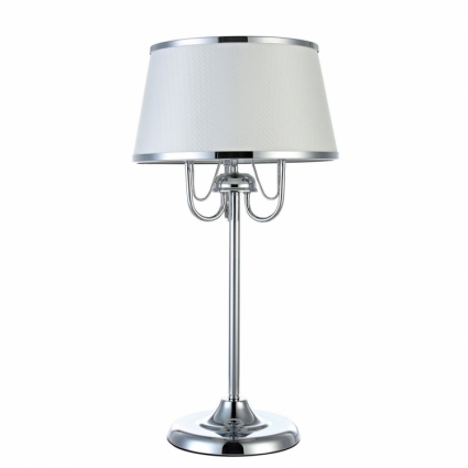Настольная лампа Arte Lamp Dante A1150LT-3CC в классическом стиле, цвет белый