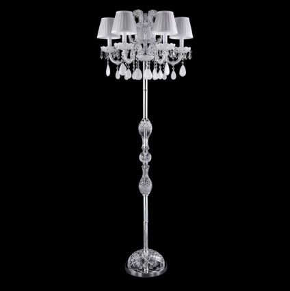 Торшер Crystal Lux Blanca PT5 в стиле прованс, цвет белый, мощность 200 Вт