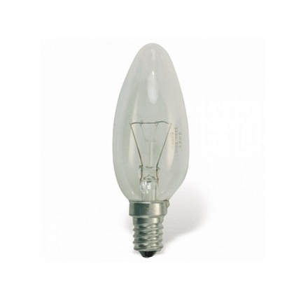 Osram Лампа накаливания E14 40W 2700K свеча прозрачная 4008321788641 цвет прозрачный