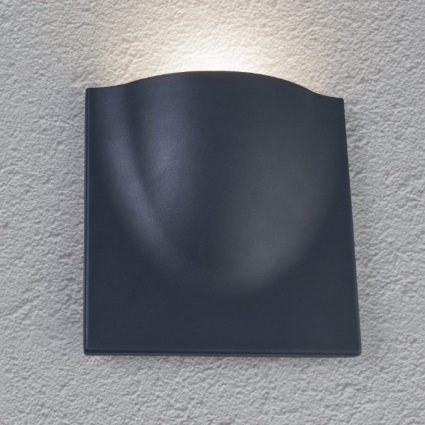 Уличный настенный светодиодный светильник Arte Lamp Tasca A8506AL-1GY в современном стиле, цвет серый