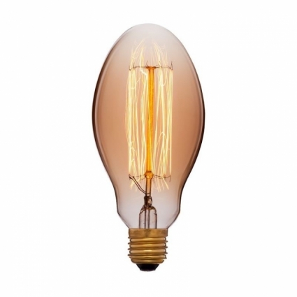 Sun Lumen Лампа накаливания E27 40W груша золотая 052-407 цвет золотой