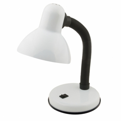 Настольная лампа (UL-00001805) Uniel Universal TLI-225 White E27 в современном стиле, цвет белый