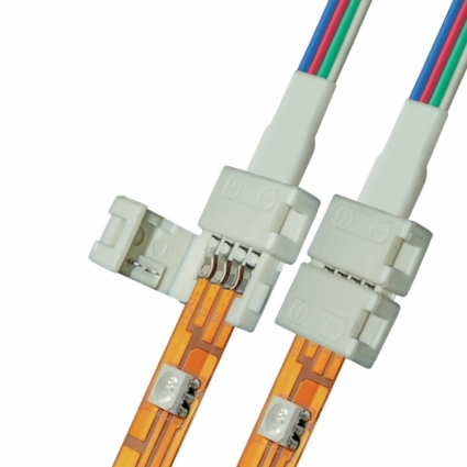 Коннектор для светодиодных лент (06610) Uniel UCX-SD4/B20-RGB White 020 в современном стиле, цвет белый