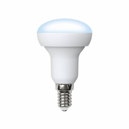 Volpe Лампа светодиодная (10219) E14 6W 4500K рефлекторная матовая LED-R50-6W/NW/E14/FR/O цвет белый
