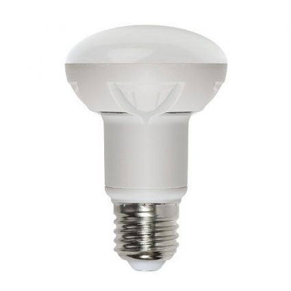 Uniel Лампа светодиодная диммируемая (08708) E27 11W 3000K рефлектор матовая LED-R63-11W/WW/E27/FR/DIM