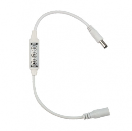 Контроллер для светодиодных одноцветных лент 12В (UL-00002278) Volpe ULC-Q510 Dim цвет белый, мощность 72 Вт