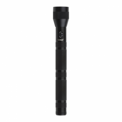 Охранный светодиодный фонарь Uniel (10176) от батареек 375х55 180 лм S-LD042-C Black в современном стиле, цвет черный