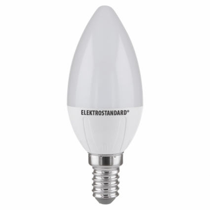 Elektrostandard Лампа светодиодная E14 6W 6500K свеча матовая 4690389081545 цвет белый