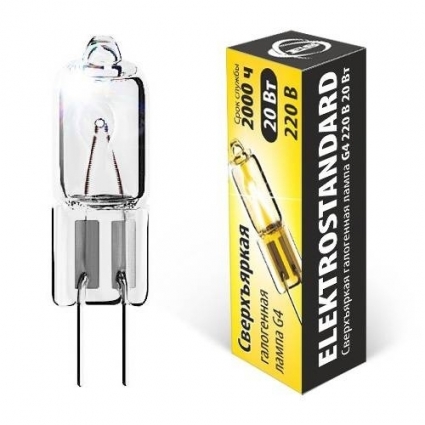 Elektrostandard Лампа галогенная G4 20W колба сверхъяркая 4690389013638