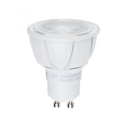 Uniel Лампа светодиодная диммируемая (08700) GU10 6W 4500K JCDR матовая LED-JCDR-6W/NW/GU10/FR/DIM/38D