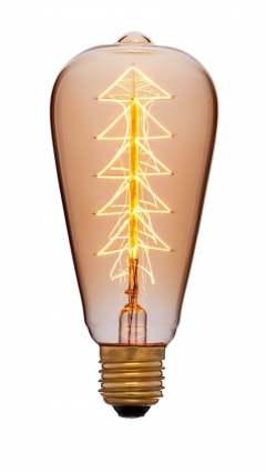 Sun Lumen Лампа накаливания E27 40W колба золотая 053-518 цвет золотой