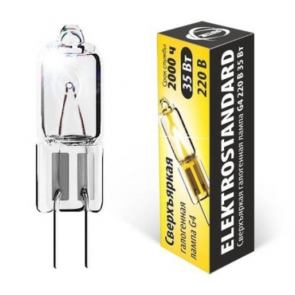 Elektrostandard Лампа галогенная G4 35W колба сверхъяркая 4690389013645