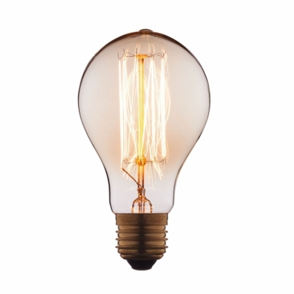 Loft IT Лампа накаливания E27 40W груша прозрачная 7540-SC в стиле лофт, цвет прозрачный