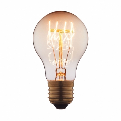 Loft IT Лампа накаливания E27 40W груша прозрачная 7540-T в стиле лофт, цвет прозрачный