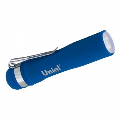 Карманный светодиодный фонарь Uniel (UL-00000208) от батареек 95х20 25 лм S-LD045-B Blue в современном стиле, цвет синий