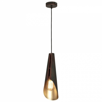 Подвесной светильник Luminex Calyx 9169 в стиле Хай-тек, цвет медь, мощность 60 Вт