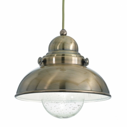Подвесной светильник Ideal Lux Sailor SP1 D29 Brunito в стиле лофт, цвет бронза