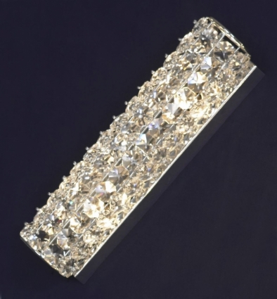 Бра Lussole Stintino LSL-8701-02 в стиле арт-деко, цвет прозрачный, мощность 80 Вт