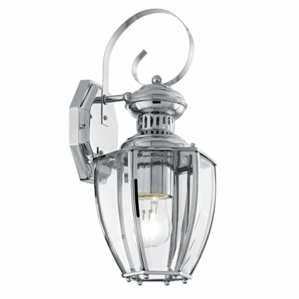 Бра Ideal Lux Norma AP1 Big Cromo в современном стиле, цвет хром, мощность 40 Вт
