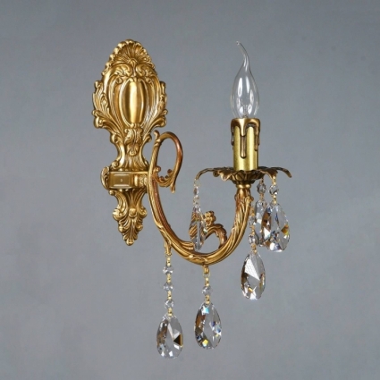 Бра Ambiente Alicante 8888/1 AB Tear drop в классическом стиле, цвет бронза