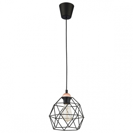 Подвесной светильник TK Lighting 1638 Galaxy 1 в стиле лофт, цвет черный