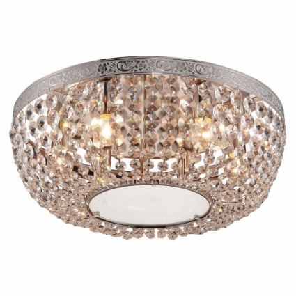Потолочный светильник Toplight Virginia TL7240X-06WN в классическом стиле, цвет матовый никель