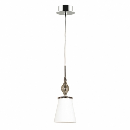 Подвесной светильник Lightstar Escica 806010 в стиле прованс, цвет белый