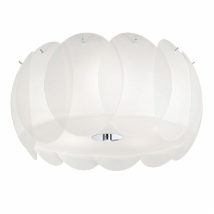 Потолочный светильник Ideal Lux Ovalino PL5 Bianco в стиле ретро, цвет белый