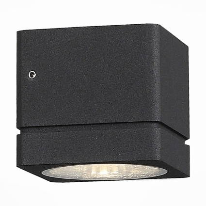 Уличный настенный светодиодный светильник ST Luce Coctobus SL563.401.01 в современном стиле, цвет черный