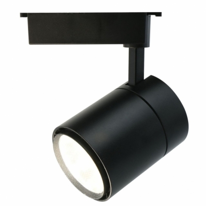 Трековый светодиодный светильник Arte Lamp Attento A5750PL-1BK в современном стиле, цвет черный