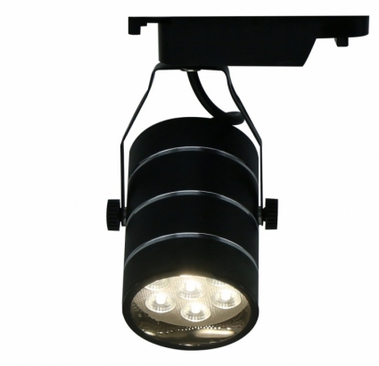 Трековый светодиодный светильник Arte Lamp Cinto A2707PL-1BK в современном стиле, цвет черный