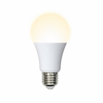 Volpe Лампа светодиодная (10766) E27 12W 3000K груша матовая LED-A60-12W/WW/E27/FR/O цвет белый