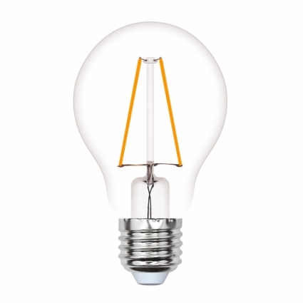 Uniel Лампа светодиодная филаментная E27 4W груша золотистая LED-A67-4W/GOLDEN/E27 GLV21GO UL-00000849 цвет золотой
