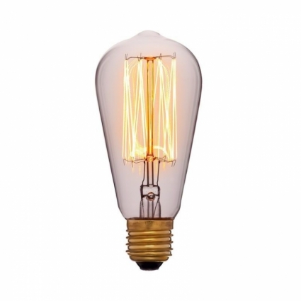 Sun Lumen Лампа накаливания E27 60W колба прозрачная 053-228 цвет прозрачный