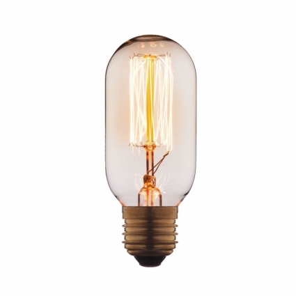 Loft IT Лампа накаливания E27 40W цилиндр прозрачный 4540-SC в стиле лофт, цвет прозрачный