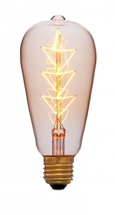Sun Lumen Лампа накаливания E27 40W колба золотая 053-556 цвет золотой