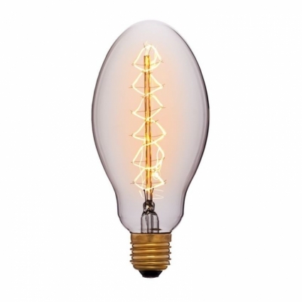 Sun Lumen Лампа накаливания E27 60W груша прозрачная 053-433 цвет золотой