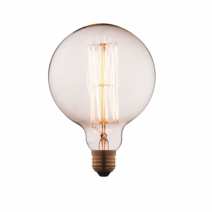 Loft IT Лампа накаливания E27 60W шар прозрачный G12560 в стиле лофт, цвет прозрачный