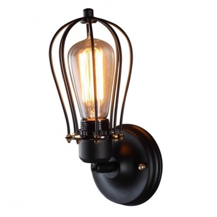 Бра Loft IT Loft2106W в стиле лофт, цвет черный, мощность 60 Вт