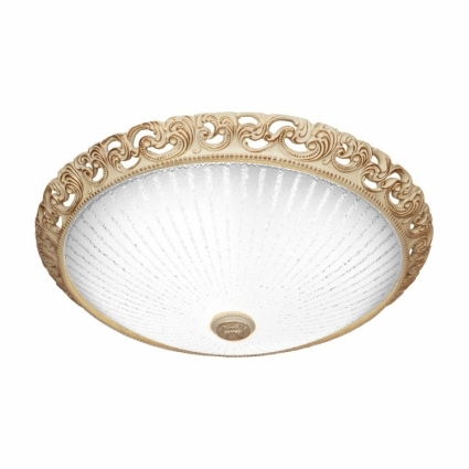 Потолочный светодиодный светильник Silver Light Louvre 827.49.7 в классическом стиле, цвет белый
