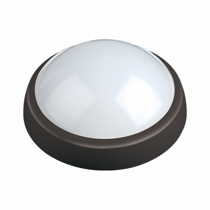 Пылевлагозащитный светодиодный светильник (07782) Uniel 5500K ULW-R02-7W/DW IP54 Black в современном стиле, цвет белый