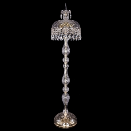Торшер Bohemia Ivele 5877/35-150/G в классическом стиле, цвет золотой, мощность 240 Вт