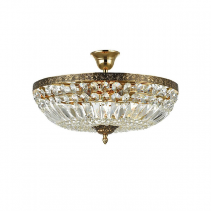 Потолочный светильник Maytoni Tiara B500-PT40-G в классическом стиле, цвет золотой