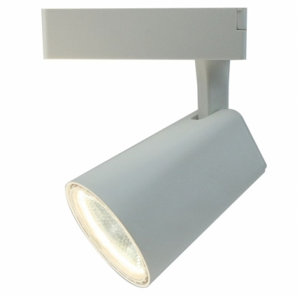 Трековый светодиодный светильник Arte Lamp Amico A1820PL-1WH в современном стиле, цвет белый