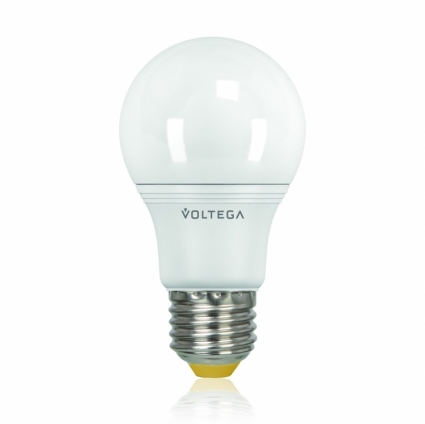Voltega Лампа светодиодная E27 8W 2800К шар матовый VG2-A2E27warm8W 5735 цвет белый
