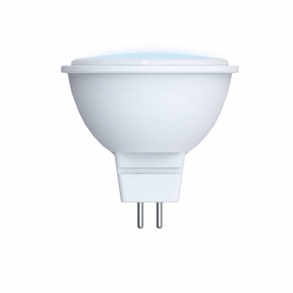 Volpe Лампа светодиодная (09945) GU5.3 5W 4500K JCDR матовая LED-JCDR-5W/NW/GU5.3/O цвет белый