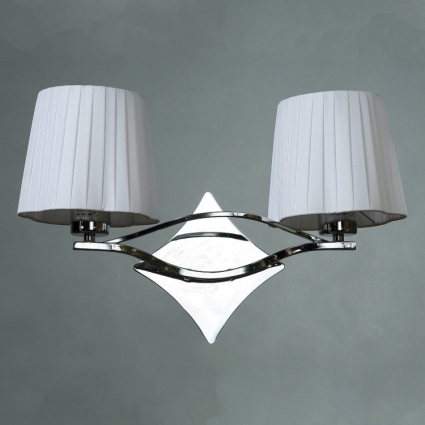 Бра Brizzi BB 03203/2 Chrome в стиле модерн, цвет белый, мощность 120 Вт